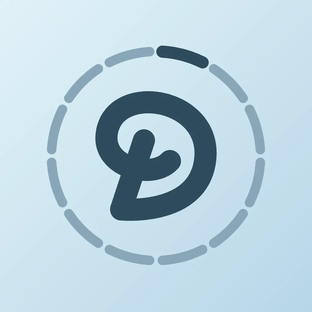 Dream Pivot Pro monthly badge: the D mark inside a dashed ring